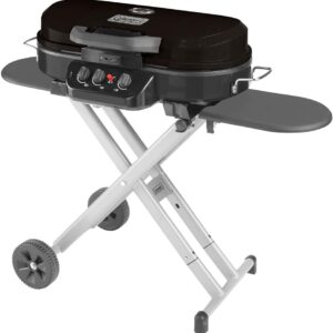 Coleman RoadTrip 285 Portable Stand-Up Propane Grill, Gas Grill with 3 Adjustable Burners
