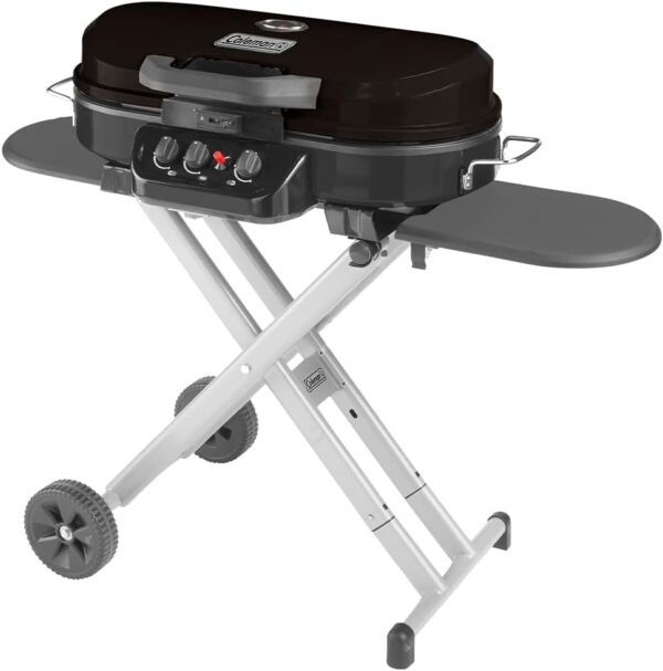 0d096f64609548ed96c3eb55d0ea9eeb Coleman RoadTrip 285 Portable Stand-Up Propane Grill, Gas Grill with 3 Adjustable Burners