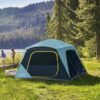 Coleman Skylodge 10 Person Camping Tent with Storage Pockets, Blue/Black