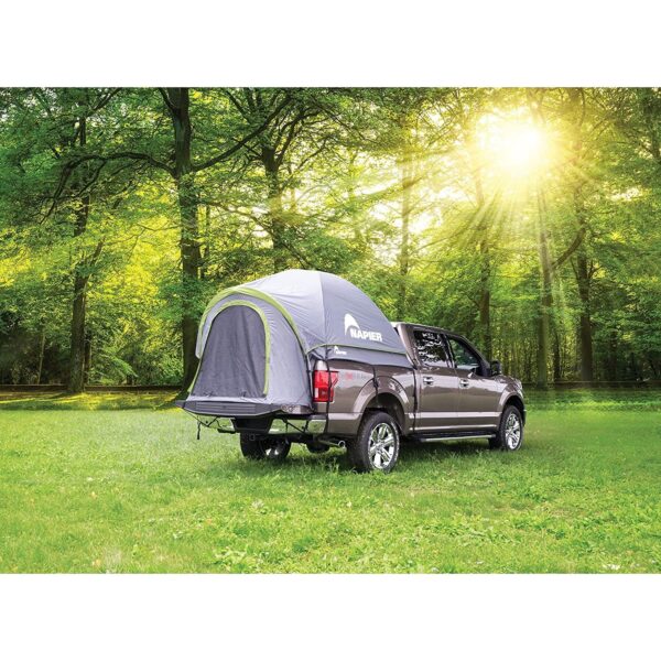 Napier 19 Series Backroadz Full Size Long Bed 2 Person Truck Tent, Gray/Green