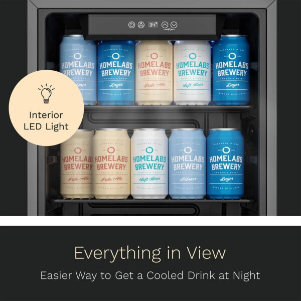 0da904fdcbd54399b7086be9c36aaf7d Beverage Refrigerator and Cooler - 120 Can Mini Fridge with Glass Door for Soda Beer or Wine - Small Drink Dispenser Machine for Office or Bar with Adjustable Removable Shelves