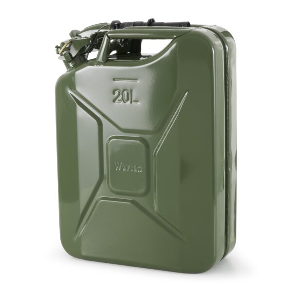 0e34da80bfae441d9bfb9a2d22456edb Wavian 3008 5.3 Gallon 20 Liter Authentic CARB Jerry Can with Spout, Green
