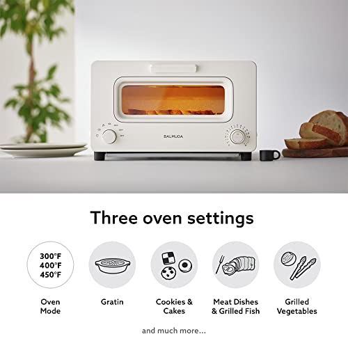 BALMUDA Toaster Steam Cooking Modes