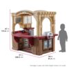 Step2 Grand Walk-in Kitchen Plastic Play Kitchen and Kid Grill, Brown