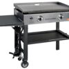 2-Burner 28" Griddle Cooking Station with Stainless Steel