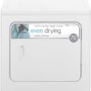 Kenmore 29′′ Front Load Electric Dryer with Wrinkle Guard and 7.0 Cubic Ft. Total Capacity, White