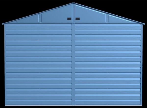 0ef4fe6418cf4d27b28e5be8a391bb92 Arrow Select Steel Storage Shed, 10x14, Blue Grey