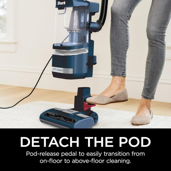 0f6146f2441f46c2aae5c8409b6b7489 Rotator Pet Pro Lift-Away ADV Upright Vacuum with HEPA Filter, DuoClean PowerFins HairPro and Odor Neutralizer Technology, Pet Hair Pickup, For Carpets & Hardfloors, Dark Grey, LA555