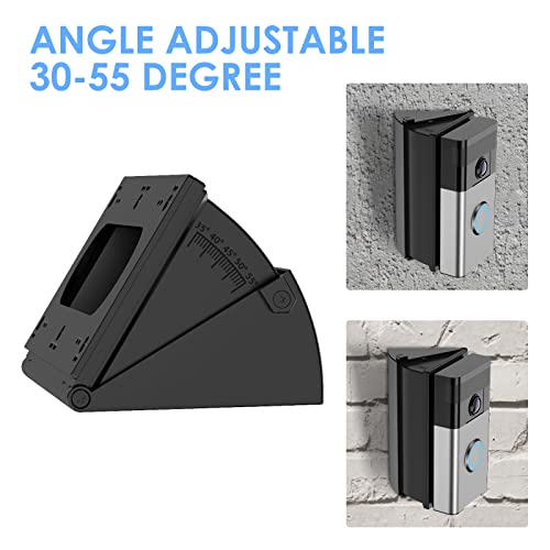 0f98c58d2bd947eaa7eb453d0af016ab RIOVO Adjustable 30 to 55 Degree Doorbell Angle Mount Compatible with Video Doorbell