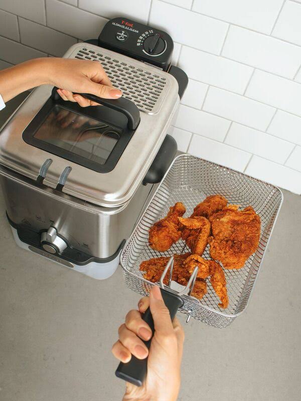 Stainless Steel 1.8 LITER Clean Deep Fryer
