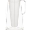 LifeStraw Home 10 Cup Water Filter Pitcher, Removes +30 Contaminants, White