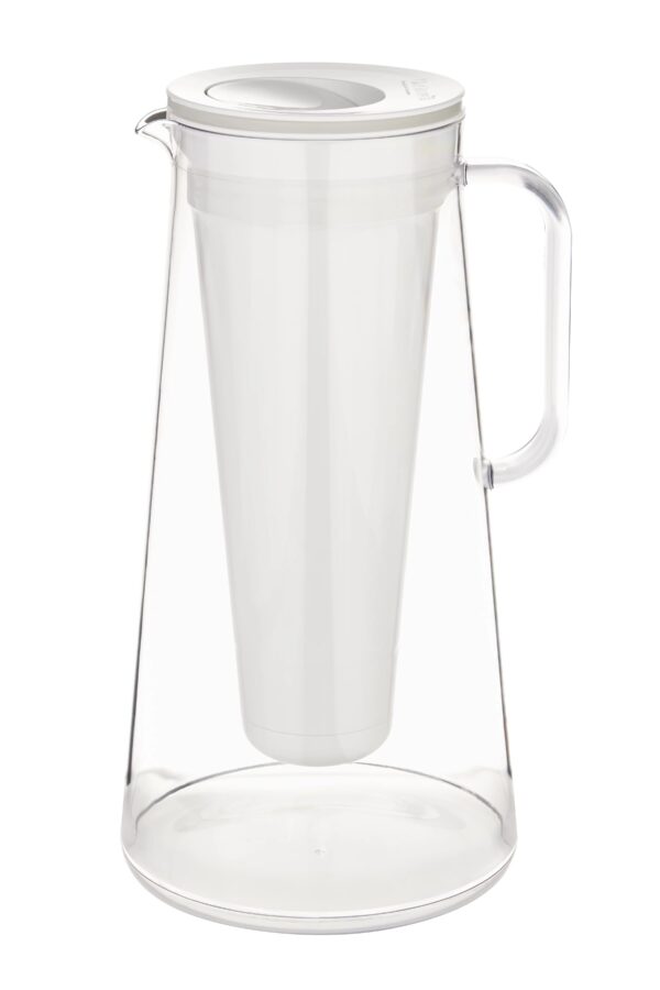 LifeStraw Home 10 Cup Water Filter Pitcher, Removes +30 Contaminants, White