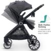 2 in 1 Baby Stroller, Convertible Bassinet Pushchair for Infants and Newborns 0-36 Months