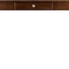 Lounge tables, antique walnut and Claire wood decorative tables