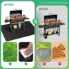 90x52 Inch Under Grill Mat for Outdoor Grill, Fireproof & Waterproof