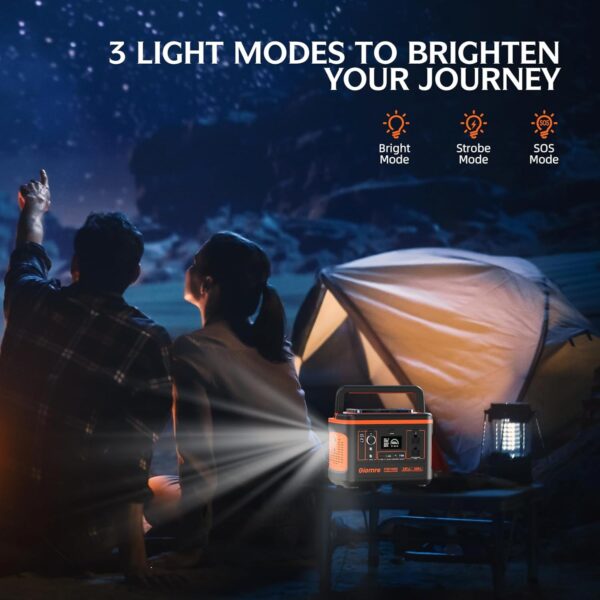 10adf30985e242d6b5fc232c479e5e1d Portable Power Station, 297Wh Backup Lithium Battery Generator with 600W AC Output and 100W Fast Charging, Solar Generator for Outdoors Camping, Travel Emergency, Home Blackout