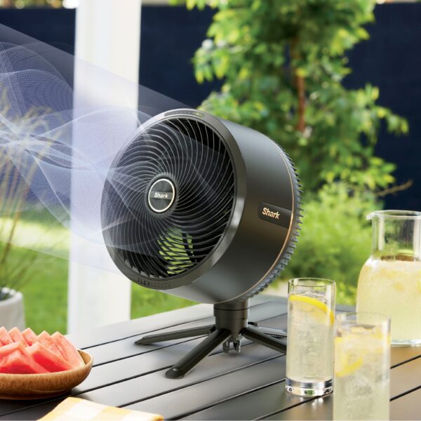 10b0a6efda284b77810900f4ea24b09c Shark - FlexBreeze Outdoor & Indoor Fan with InstaCool Misting Attachment, Cordless & Corded, Pedestal to Tabletop - Black