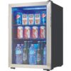 Danby - 95-Can Beverage Cooler - Stainless Steel