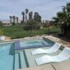 Classic White - in-Pool Chaise Lounger – Designed for Water Depths Up to 9” – Aqua Outdoors – Set of 2 – Compatible with All Pool Types - Poolside & Sun Deck Tanning