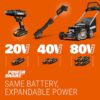 40V Cordless 34cm Lawn Mower