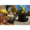 40V Vac Attack Cordless Leaf Vacuum/Mulcher with 5.0 Ah Battery and Charger RY40451