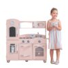 Little Chef Westchester Retro Wooden Play Kitchen, Pink