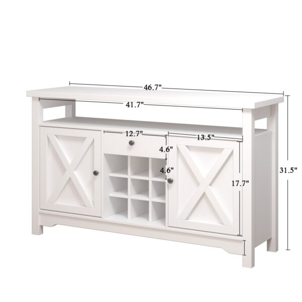 12cccf5ccf3f439a851275a2aa8771a6 Catrimown Farmhouse Coffee Bar Cabinet, 47