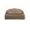 Step2 Play and Store Kids Plastic Sandbox with Cover, Brown