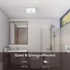 OREiN Bathroom Exhaust Fan with Light, 26W Bathroom Fan with LED Light