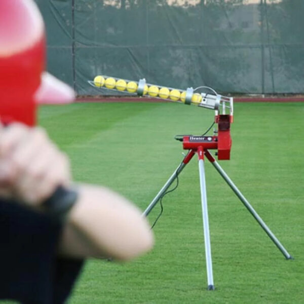 14c80ebfa73e4694bbf2cef9f2c6e73f Sports Softball Pitching Machine with 9 Ball Automatic Feeder
