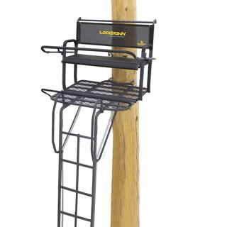 14ce6a4ba2964244b4d29388a65d6705 RIVERS EDGE Lockdown 21 ft. 2-Man Ladder Treestand LD202E