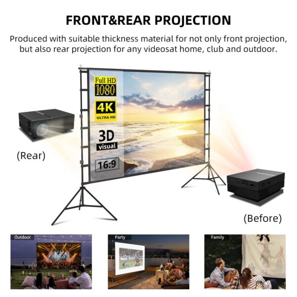 14f56167c95049a99a4a19d5489452ac 150 inch Large Indoor Movie Projection Screen