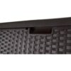 Suncast Resin 99-Gallon Deck Box - Mocha Brown - DBW9200- 52 in D x 27.5 in H x 27.6 in W