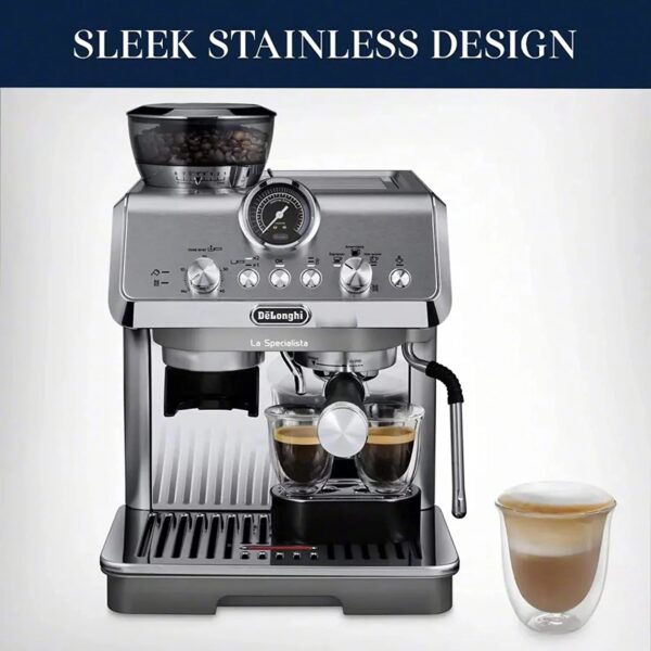 De'Longhi EC9155M La Specialista Arte Pump Espresso Machine, Metal