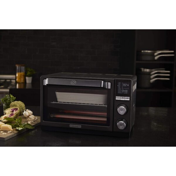 Calphalon Quartz Heat Countertop Toaster Oven, Dark Stainless Steel