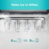 Smart Countertop Ice Maker, Compact Wi-Fi Ice Maker with App Control, 9 Cubes in 6 Mins, 26 lbs per Day