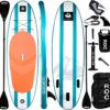 Roc Inflatable Stand Up Paddle Boards with Premium SUP Paddle Board Accessories, Wide Stable Design, Non-Slip Comfort Deck for Youth & Adults
