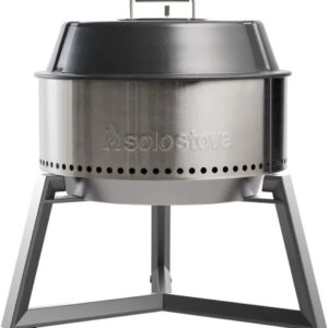 Pre-Owned Solo Stove 22" Freestanding Stainless Steel Grill ULT-SSGRILL-22 - Silver (Fair)