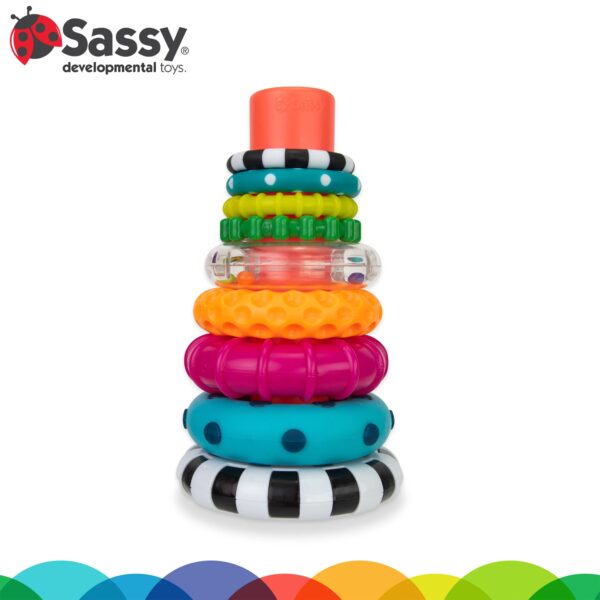 Sassy Stacks of Circles Ring Stacker 6 Months old and up