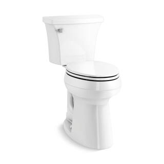 17227dc777c842599d2f32938eaa0bc6 KOHLER Extra Tall Highline Arc Complete Solution 2-piece 1.28 GPF Single Flush Elongated Toilet in White (Seat Included) 78305-0