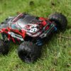Remote Control Car for Kids Adults 60KM/H 4x4 Power 1:18 Scale Brushless Motor, Hobby Electric Monster RC Truck All Terrain off Road 2 Batteries Outdoor Play
