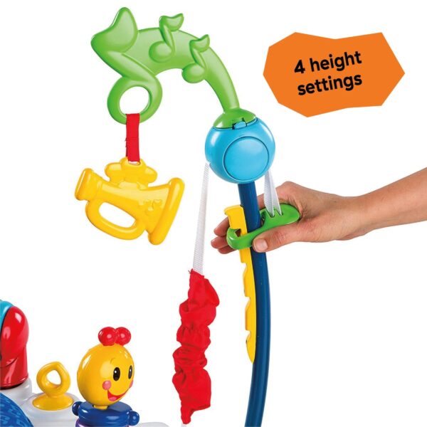 Baby Einstein Neighborhood Symphony Activity Infant Jumper with Take-Along Drum Set, Unisex