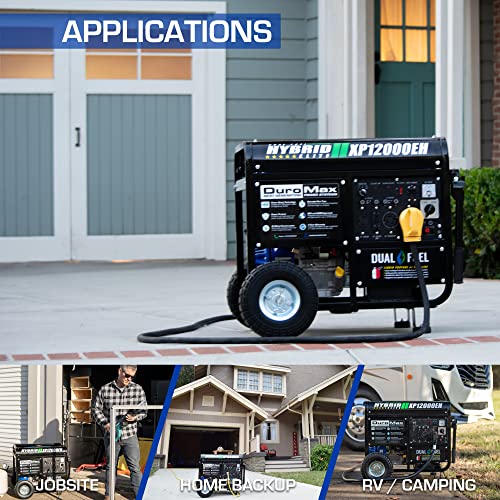 18077f19acaa427ca7c0a8a724ba7593 XP12000EH Dual Fuel Generator – 12,000W Gas/Propane, 457cc 4-Stroke Engine, EPA/CARB Compliant