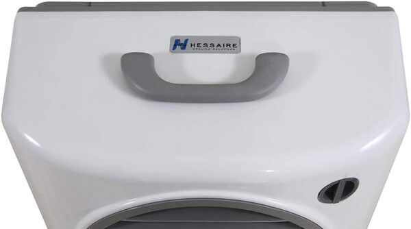1898247146604814af43d92d00fe7a2d MC18M Portable Evaporative Cooling Fan, Indoor/Outdoor High Temp Environments, 1300 CFM, 500 sq. ft., 2-Speed Fan, 53.4 dB, White