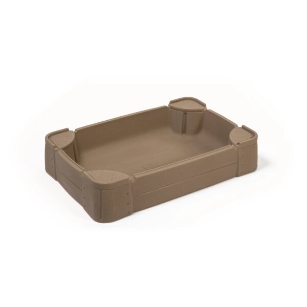 18ec365393f9436b888d85429dd8daf9 Step2 Play and Store Kids Plastic Sandbox with Cover, Brown