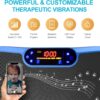 Vibration Plate Fitness Platform Exercise Machine Vibrating Lymphatic Drainage Shaking Full Body Shaker Workout Vibrate Stand Shake Board Sport Gym for Weight Loss Fat Burner for Women Men