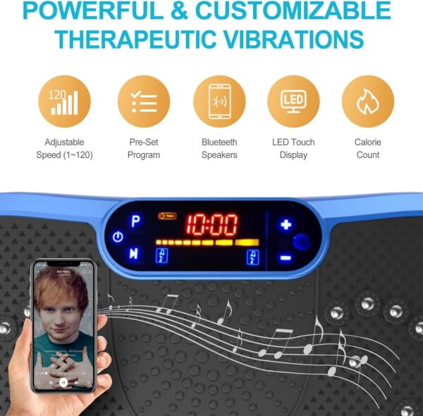 18fdd65e1ad14826a1300e83c083ebef Vibration Plate Fitness Platform Exercise Machine Vibrating Lymphatic Drainage Shaking Full Body Shaker Workout Vibrate Stand Shake Board Sport Gym for Weight Loss Fat Burner for Women Men