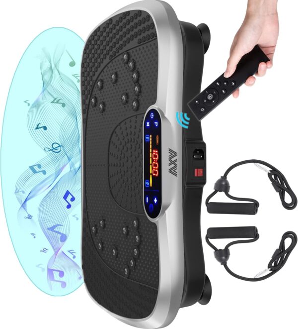 19174ec4681e4700a610e5d7861fbf33 Vibration Plate Fitness Platform Exercise Machine Vibrating Lymphatic Drainage Shaking Full Body Shaker Workout Vibrate Stand Shake Board Sport Gym for Weight Loss Fat Burner for Women Men