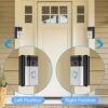 RIOVO Adjustable 30 to 55 Degree Doorbell Angle Mount Compatible with Video Doorbell