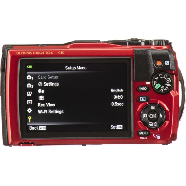Olympus Tough TG-6 Compact Camera - Red